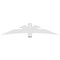 Ekena Millwork Davenport Architectural Grade PVC Gable Bracket, 84"W x 17 1/2"H x 2"D x 6"F, 5/12 Pitch GBP084X18X0206DAV00 - alternate 2